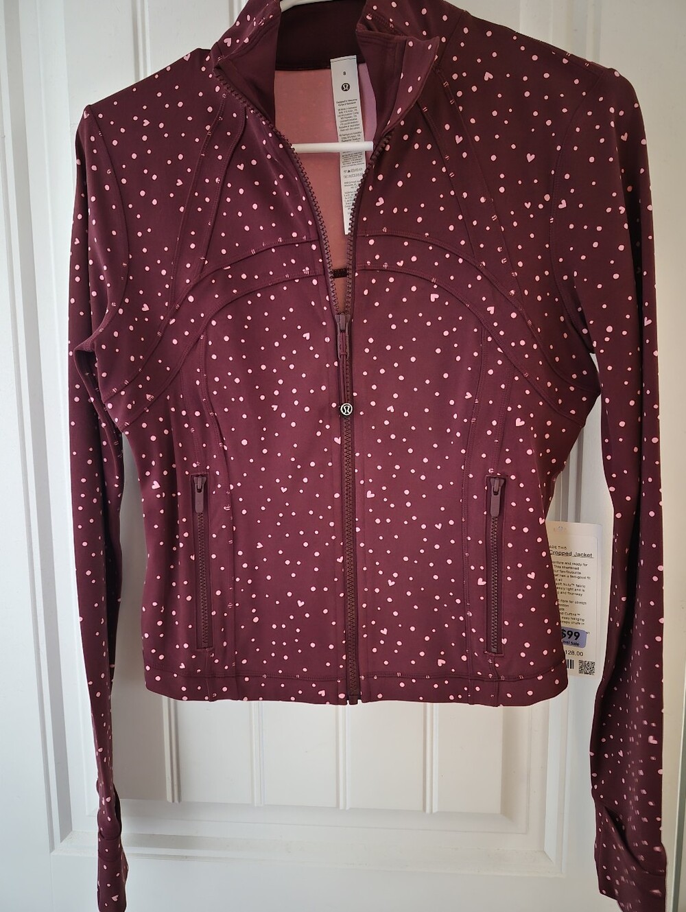 Lululemon Maroon Heart SET- Sz 8/10